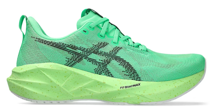 ASICS Novablast 5 Ekiden Vital Green Black