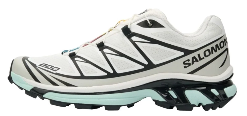 SALOMON XT-6 Recut 'White Black Ice Blue'Men's