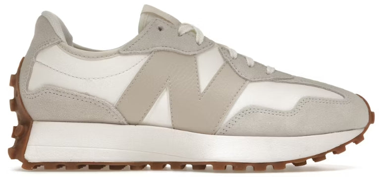 New Balance 327 Beige White Gum Pink (Women's)(timberwolf)