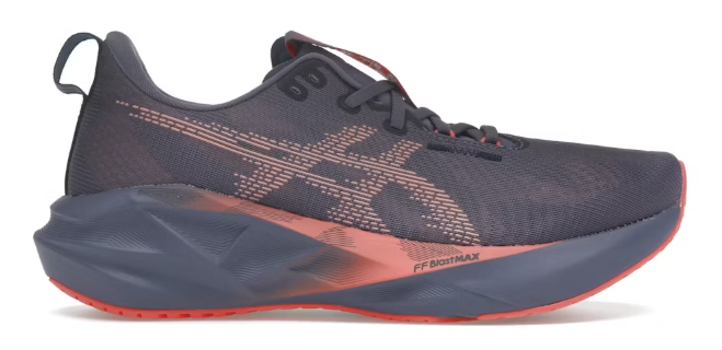 ASICS Novablast 5 Greyish Purple Coral Reef