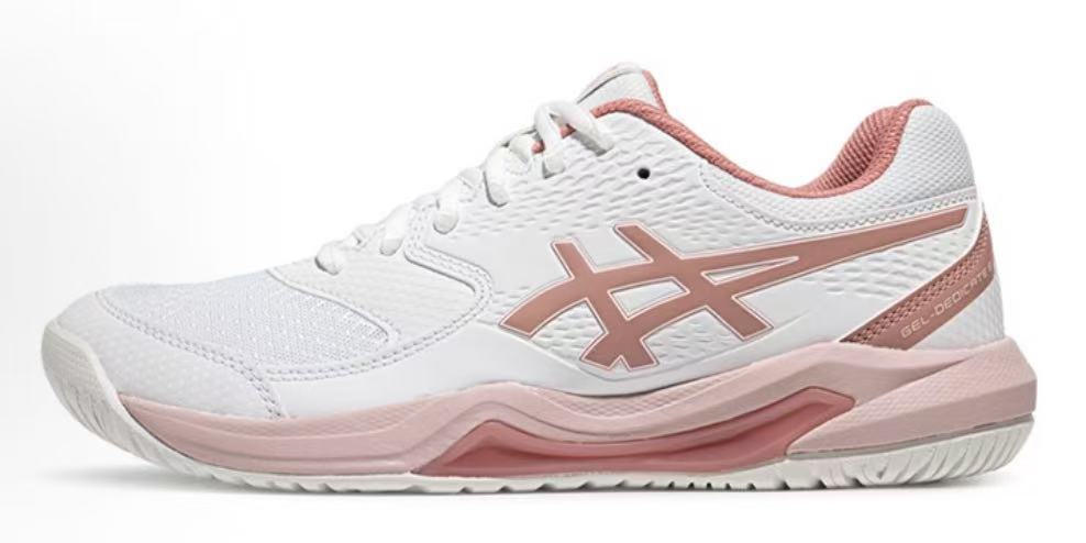 ASICS Gel-Dedicate 8 White/Rose Rouge