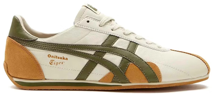 Onitsuka Tiger Runspark Beige Olive Green Mustard Yellow