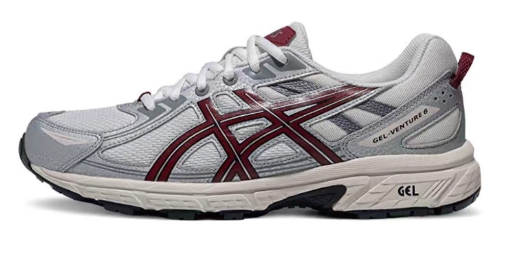 Asics Gel-Venture 6 white sliver red