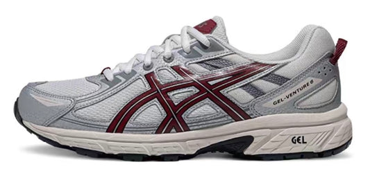Asics Gel-Venture 6 white sliver red