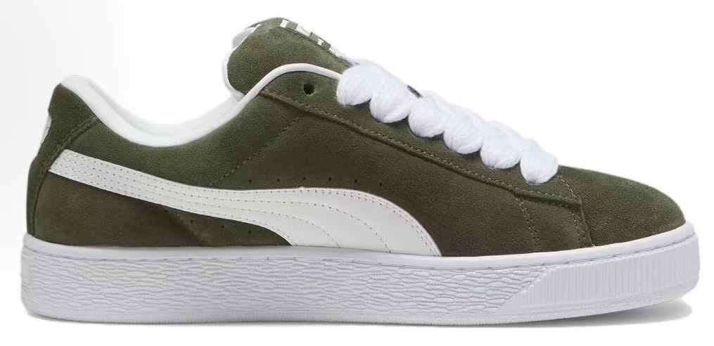 PUMA Suede XL 'Dark Olive White' 395205-13