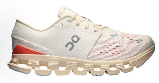 On Running Cloud X 4 Ivory Salmon (Women's)