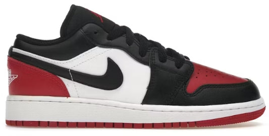 Nike Jordan 1 Low Bred Toe 2.0 (GS)