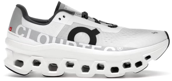On Running Cloudmonster White Black (Women's)
