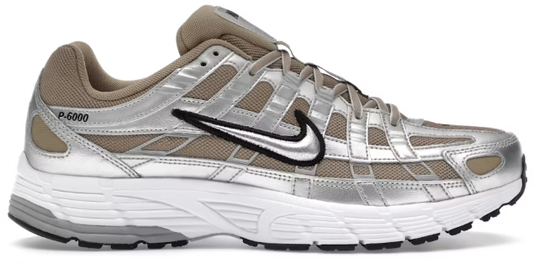 Nike P-6000 Khaki Metallic Silver