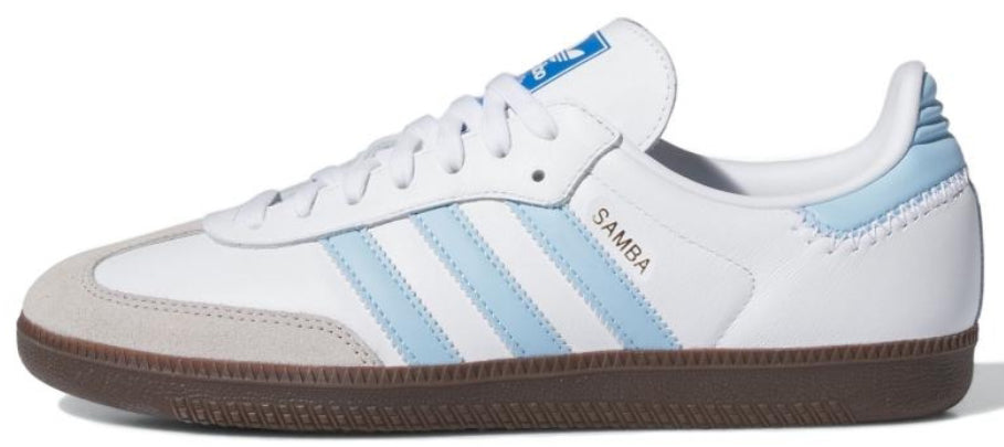 adidas Originals Samba OG "Footwear White/Clear Sky/Blue"