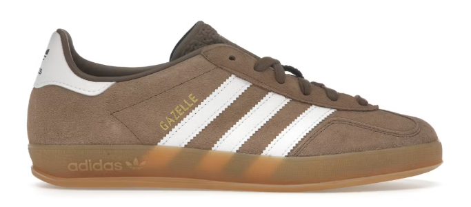 adidas Gazelle Indoor Earth Strata White Gold Metallic