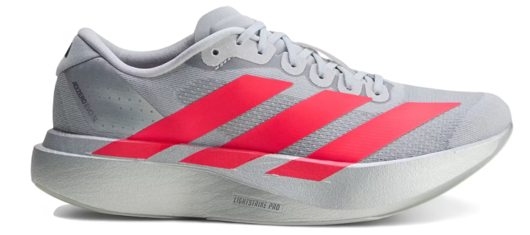 adidas Adizero Evo SL Silver Metallic Lucid Red (Women's)