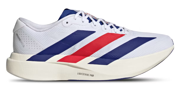 adidas Adizero Evo SL White Mystery Ink Pure Ruby