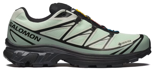 Salomon XT-6 Gore-Tex Sea Foam Green Milieu Black