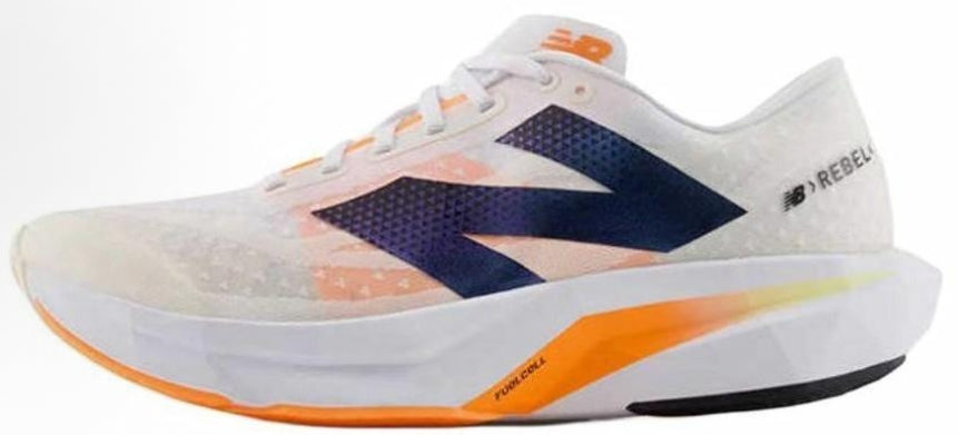 New Balance FuelCell Rebel v4 'White Black Orange' MFCXCN4