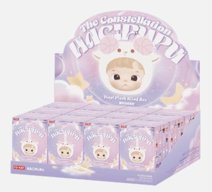 Pop Mart Hacipupu The Constellation Series-Vinyl Plush Blind Box Whole Set