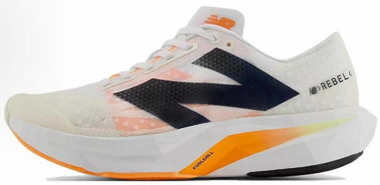 New Balance FuelCell Rebel v4 'White Black Orange' WFCXCN4(WMNS)